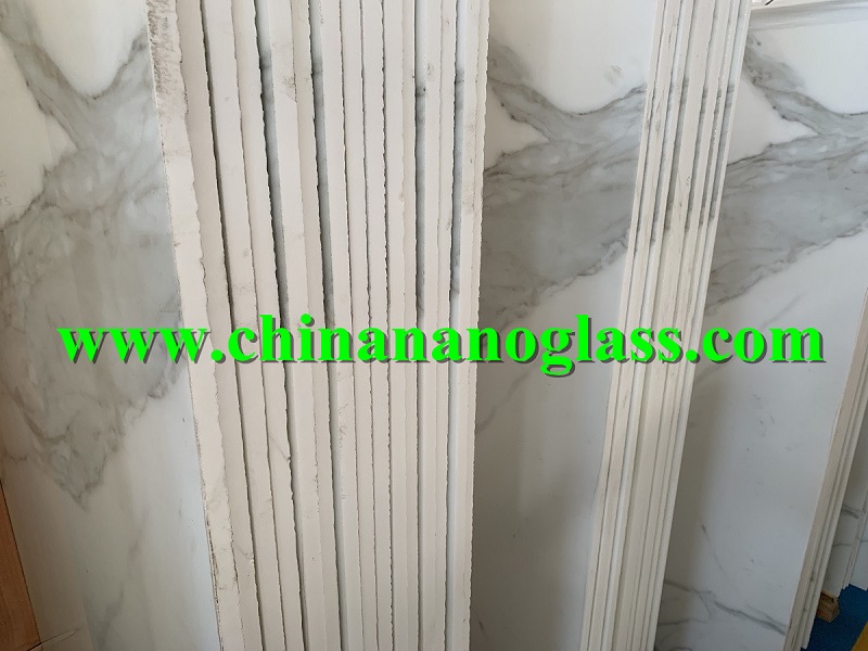 20mm <a href='https://www.chinananoglass.com/nanoglass/nanoglass-slab/calacatta-nanoglass'>Calacatta Nanoglass</a> Marble Beautiful Slabs,factory,price