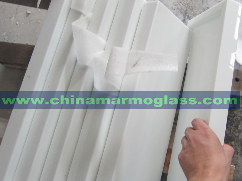 Marmoglass Crystallized White Panel is a unique glass buildi...