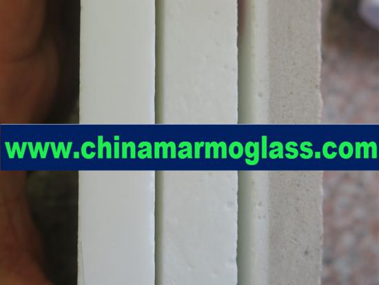 Marmoglass Tiles and Pure white marmo glass tile from China Crystallized Marmo Glass