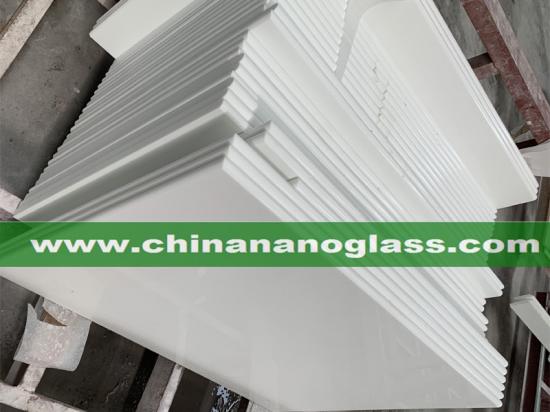China Customized Nano White Crystallized Glass Stone