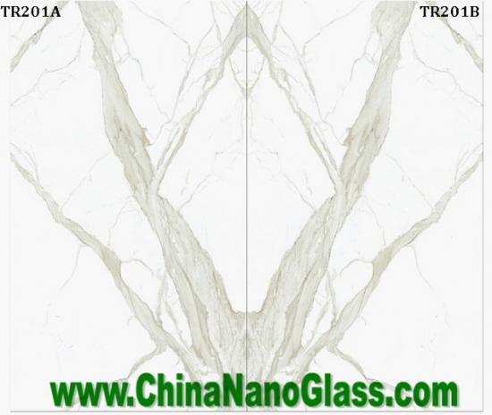 Calacatta Nano Crystallized Glass Slabs Calacatta Nanoglass