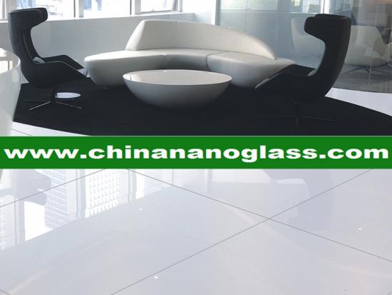 Nano Glass White Flooring Tile