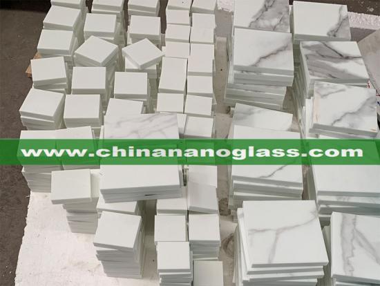 Nanoglass Pure White Nano Glass Stone Tiles