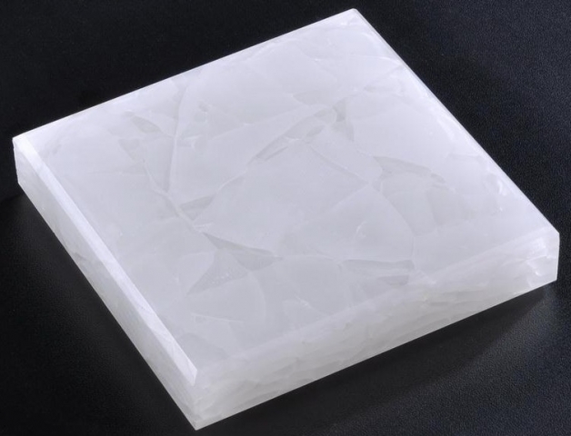 Ash White Glass Slabs 300x140x2CM