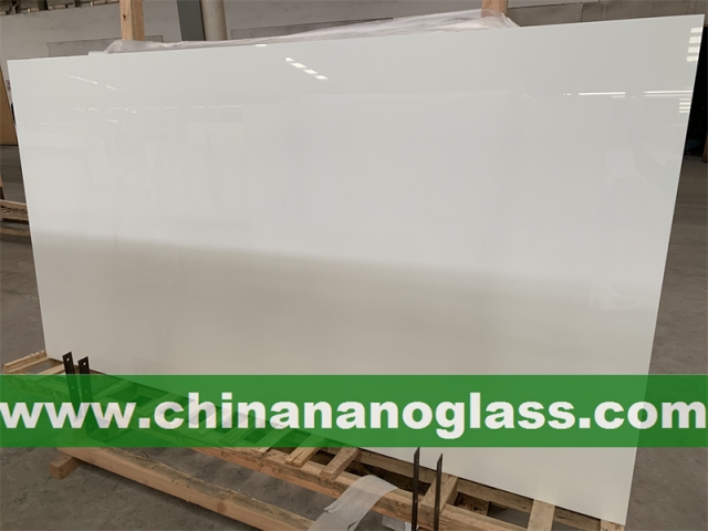 Tianrun Stoneglass Nano Crystal White Glass Stone Slabs