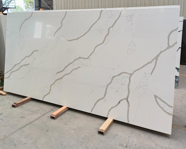 Quartz stone calacatta Slab 320x160x2cm cheap factory price