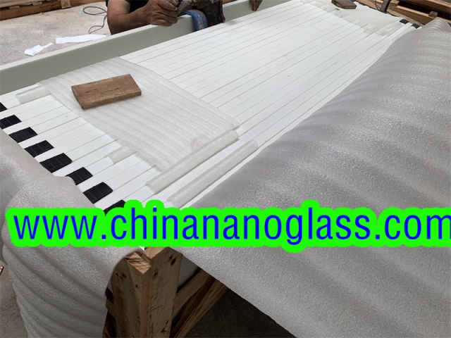 25mm 30mm High Quality White Nano Crystallized Glass Panel Nanoglass Stone