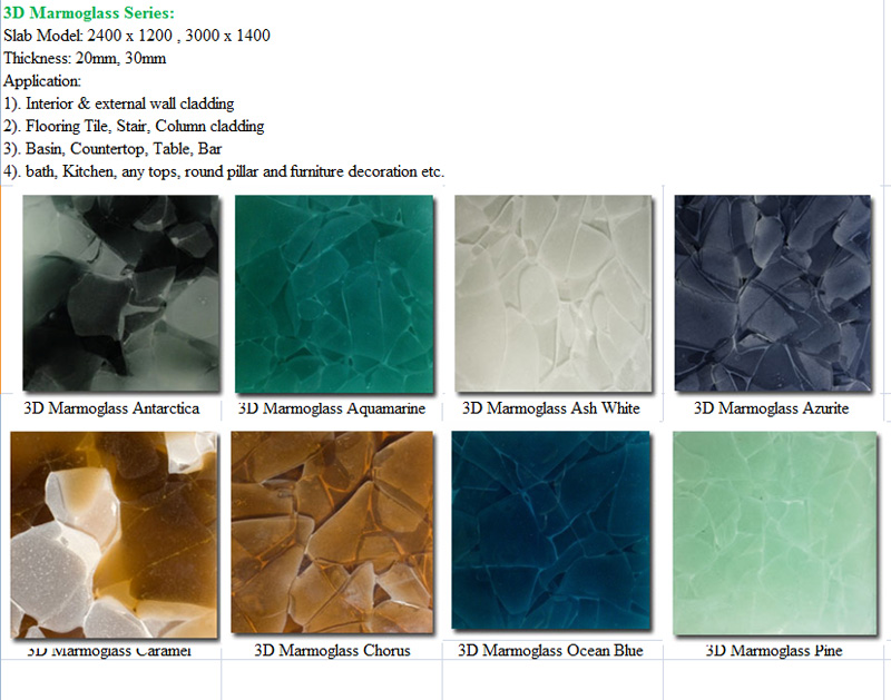 Jade Glass Slabs Recycled Glass 2 Slab for countertop, China, manufacturers, suppliers, wholesale, price, buy